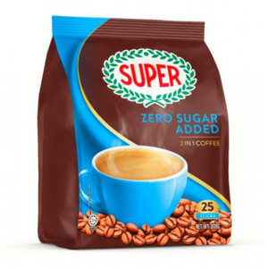 马来西亚代购超级牌Super Power咖啡2合1无糖咖啡25小包