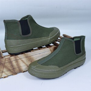 回力3744解放鞋防滑透气户外劳保鞋男高帮农田鞋老年人户外休闲帆