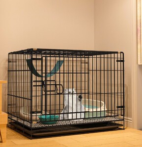 新疆西藏包邮猫笼子小型室内家用折叠养猫咪带厕所一体不占地宠物