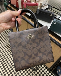 美国代购coach蔻驰女包琴谱包迷你cally小方包单肩斜挎手提托特包