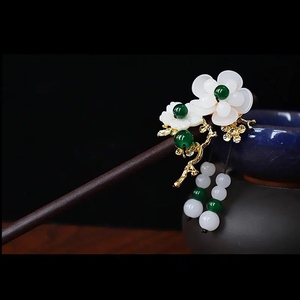 手工制作古风发饰diy发簪材料包cos汉服步摇发钗头饰发夹套装配件