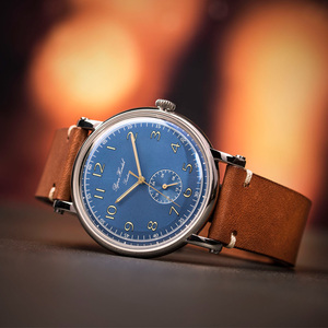 bjorn hendal瓦伯格飞秒24系列手表蓝盘奢华高级感腕表送男女朋友