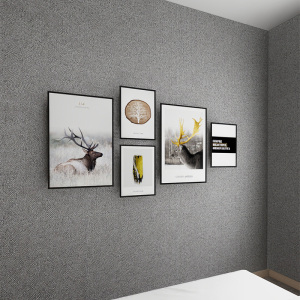 高精密镜面素色无缝墙布全屋客厅卧室浅灰色壁布全国可安装 va169