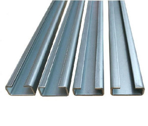 功能支撑重型304顶屋c型钢吊顶挂i钩预埋件轨道钢蓝色冷镀锌钢材