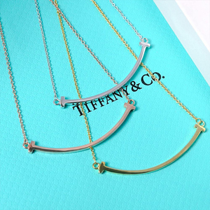 蒂芙尼笑脸锁骨链
