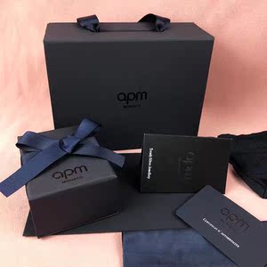 apm项链包装盒 耳环耳钉盒子 戒指手链手镯通用首饰盒