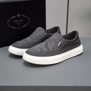 prada/普拉达 夏季新款休闲鞋防滑时尚透气一脚蹬男士驾车鞋