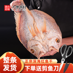 深海红鱼干海鱼咸鱼干阳江儋州北海特产鱼干干货半斤/1斤/2斤/3斤
