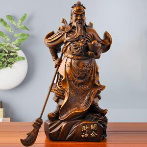 关老爷摆件关公摆件关二爷横刀大刀关羽工艺品礼品开业