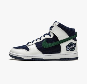 耐克nike dunk high 灯芯绒 海军蓝 男子高帮休闲板鞋 dh0953-400