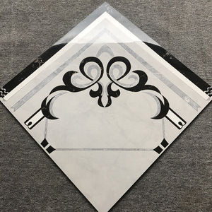 客厅拼花地砖瓷砖800x800通体拼图欧式大厅餐厅过道地花造型地心