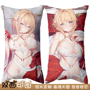 义乳抱枕专用碧蓝航线光荣半身动漫二次元美女床上男生宿舍靠垫