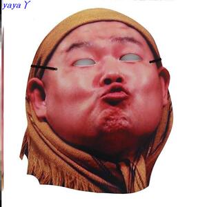 3d立体人脸面具真人易容3d立体面具识别全脸硅胶成人搞笑拔河比赛