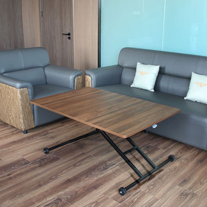 折叠桌子餐桌客厅两用桌可升降茶几桌家用移动小户型多功能长方桌