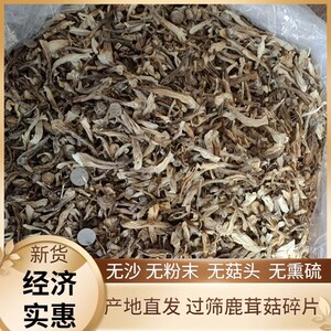 鹿茸菇菇碎干货鹿茸菌碎片500g包邮新鲜土特产煲汤食材包饺子神器