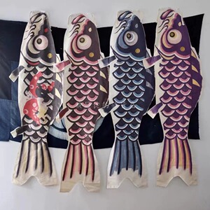 裁缝佬自制 日本鲤鱼旗visvim中村世纪日料店纹身店挂旗陈列挂画