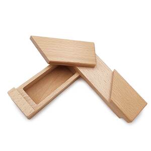 fun ho /打不开的鲁班小魔盒机关玄机盒榉木制孔明锁益智解锁玩具