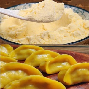 粘玉米面饺子粉