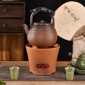 茶陶土炭炉子家用烤茶工具户外功夫炭火茶炉日式烧水煮茶壶36人付款