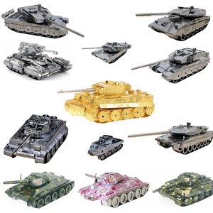 坦克大战！3D立体金属模型手工制作拼装玩具益智创意成人生日礼物