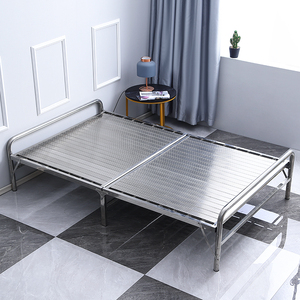 不锈钢折叠床加厚