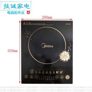 美的电触磁炉C21-RT2124黑晶晶面板触摸微板面摸屏板询价