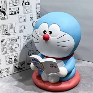 哆啦a梦50周年限定触控看书小叮当机器猫小夜灯发光潮流摆件手办