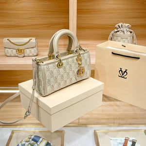 lvios小众设计通勤包夏日戴妃包手提斜挎两用女包夏款包包女夏季