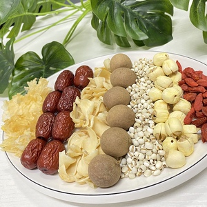 银耳桂圆莲子红枣薏米百合枸杞炖鸡汤料包养生炖汤食材广东煲汤料