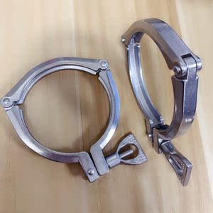 304不锈钢三节卡箍水管快装接头抱箍固定卡扣紧固管箍管夹t5其他