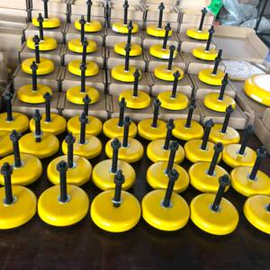 s78防震垫铁重型机床设备调整减震垫脚圆形冲床机器橡胶防振地脚