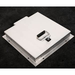 苏鼎不锈钢井盖天井盖带锁预埋型方型圆形市政井盖电力盖板防雨