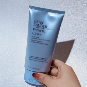 【佳佳海淘】现货包邮~雅诗兰黛细致焕采蓝色洁面乳洗面奶150ml