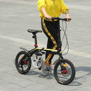 官方旗舰店富士达16寸折叠自行车迷你超轻便携battle代驾买菜代步