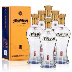 52度洋河酒 洋河小海h6 绵柔型白酒 特价正品 480ml*1/6瓶