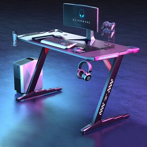 傲风游戏桌椅感家用竞桌专业一体座舱桌电脑桌子科技电台式碳纤维