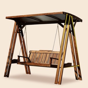 木头吊椅