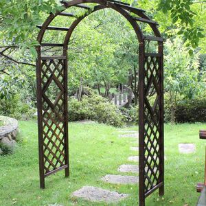 圆形葡萄架户外