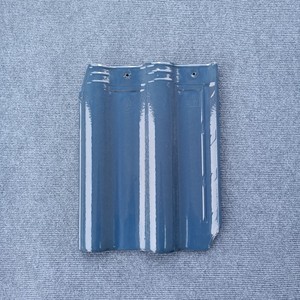 佳吉连锁瓦30*40江西佳宇陶瓷景德镇工艺全瓷屋面陶瓷琉璃瓦孔蓝