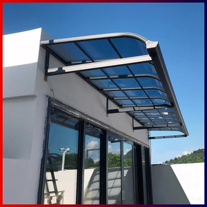 铝合金雨棚户外防雨别墅门头雨搭屋檐家用阳光棚遮阳棚耐力板雨篷