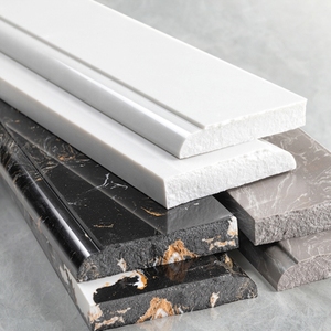 地脚线瓷砖切割大理石现代墙角收边条简约风法式现代简约成品纯色