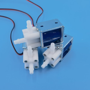 微型电磁阀两位三通式小型直流电磁阀控制开关阀门气阀电磁水阀