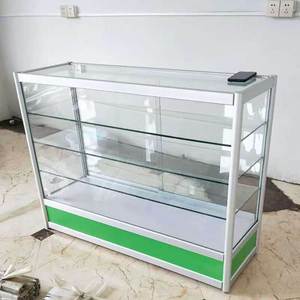 药店玻璃柜子展示柜西药药品保健品农药兽药货架种子中药柜台小型