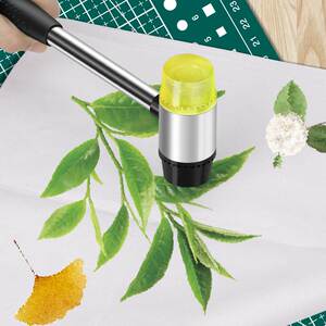 植物树叶敲染拓染锤 幼儿园diy儿童拓印布小锤子材料包专用工具画