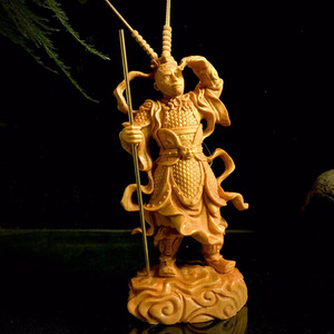 齐天大圣摆件木雕刻