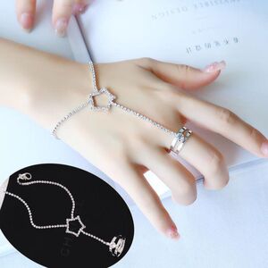 古风戒指手链一体彼岸花潮男手饰展示架女生生日礼物男生饰品手环