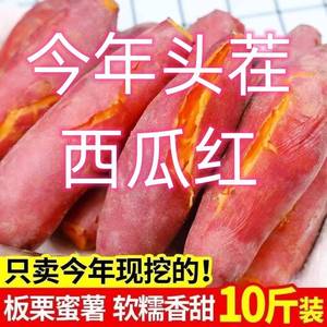 红薯密薯番薯黄西瓜红蜜甜心沙地糖心1斤10斤超甜黄心心地瓜包邮