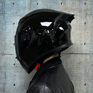 捷凯机车电动摩托车头盔男女3C认证双镜跑盔个性尾翼四季蓝牙全盔