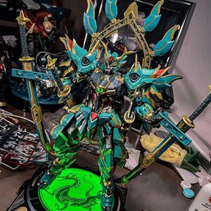 三国高达盲盒摩动核模型机器人赵云关羽吕布敖丙曹仁干将机甲手办