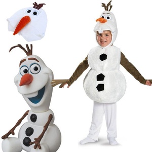 儿童雪宝衣服圣诞节冰雪奇缘雪人宝宝幼儿园儿童节舞台演出服装